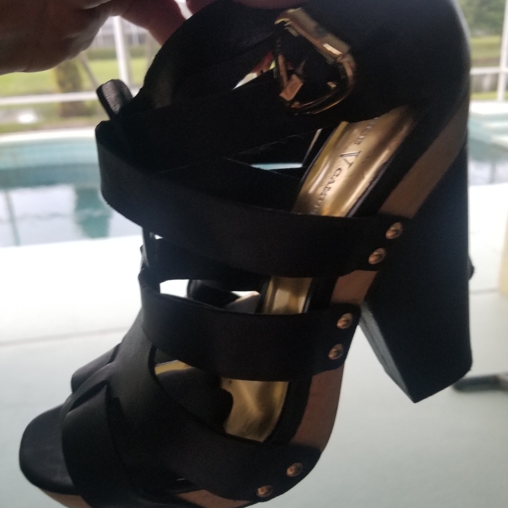 Vince Camuto chunky heels
